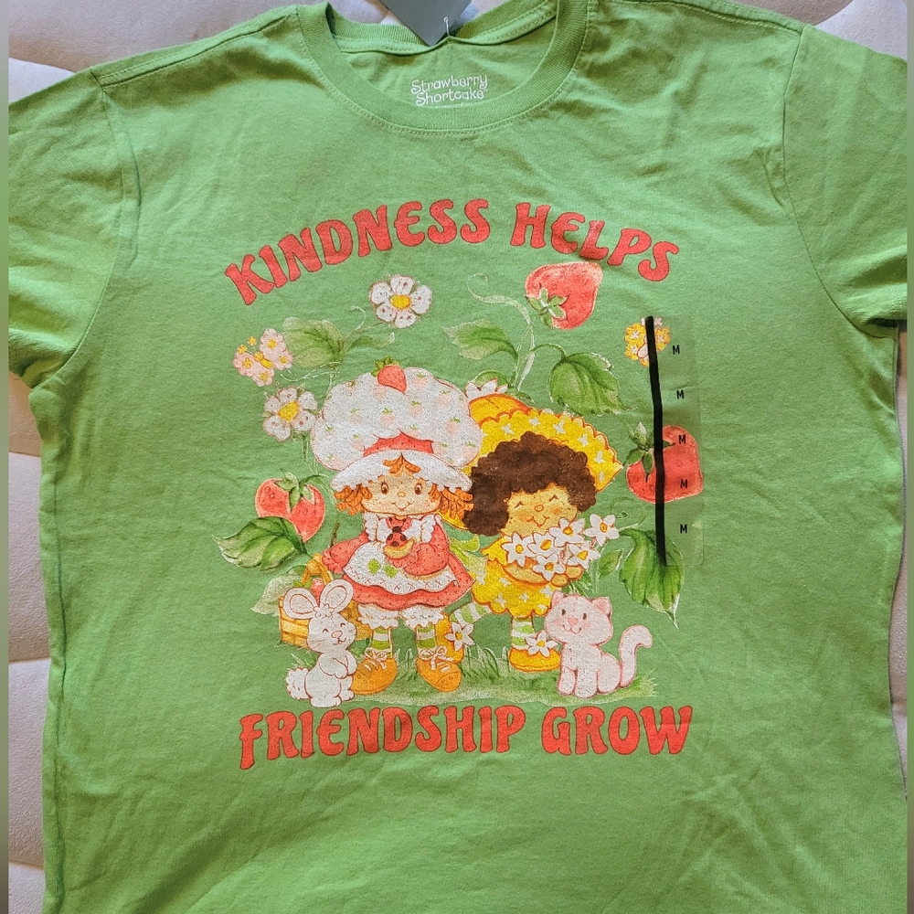 Strawberry shortcake green shirt